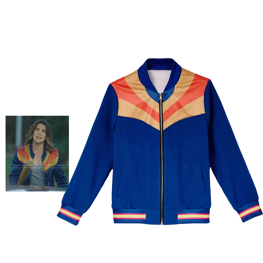 

Женская свободная куртка-бомбер на молнии, с длинным рукавом