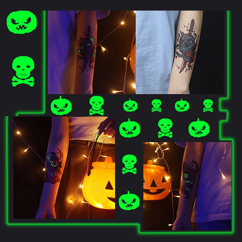 

3D светящиеся наклейки для ногтей Переводные картинки Паутина Хэллоуин черные белые светящиеся в темноте Слайдеры для дизайна ногтей Фольга татуировка