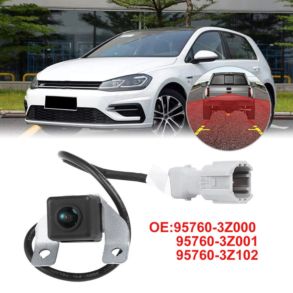 

Car Camera Rear View Reversing Camera Trim For Hyundai I40 2011-2014 Part Plastic&Metal 1pcs 957603Z001 Backup Camera Brand New