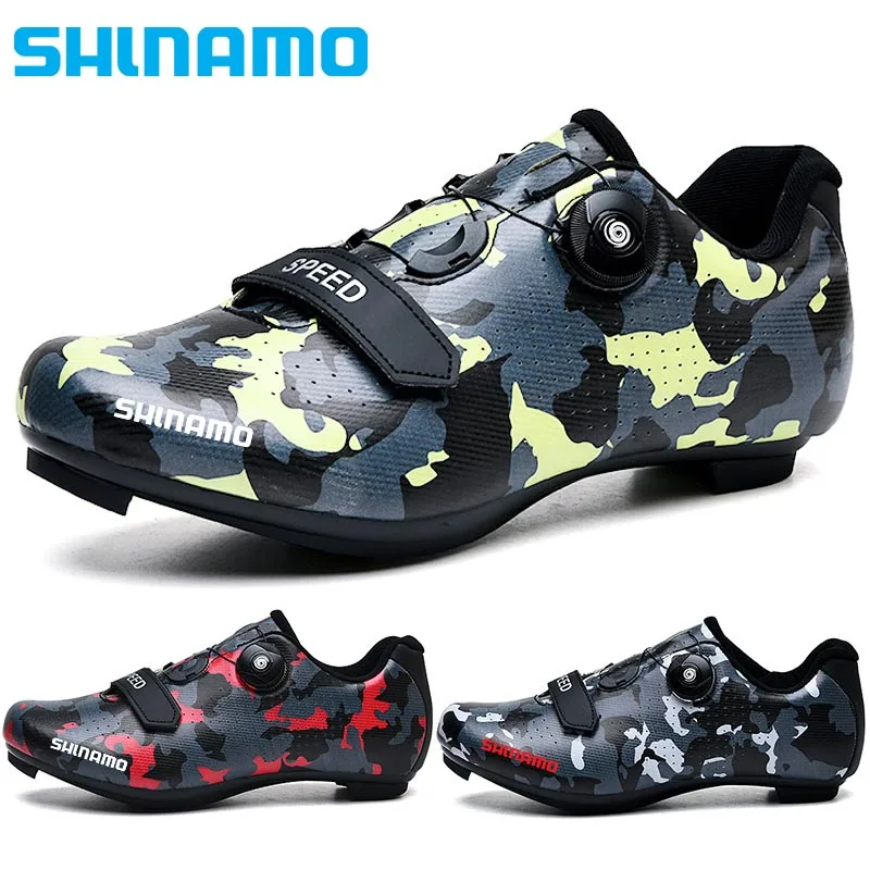 

Outdoor Cycling Sports Road Mountain Locking Shoes Durable Bicycle Competition Shoes Men's Hard Sole Unlocking Bicycle Shoes