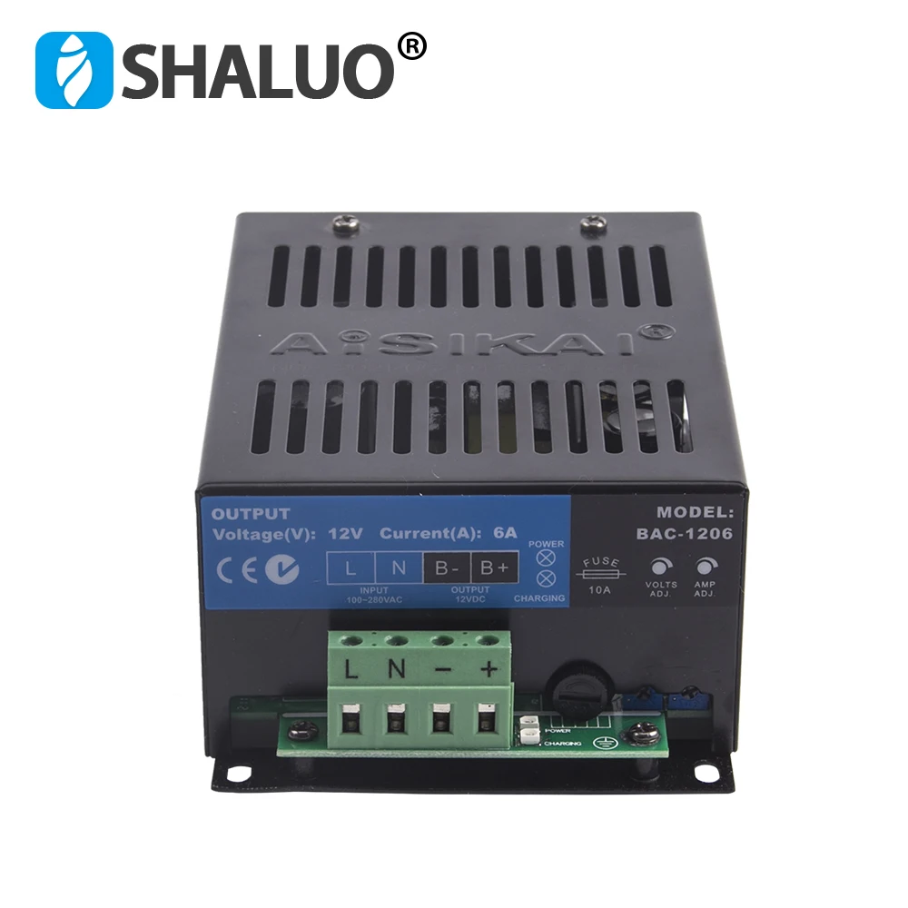 Aisikai 12v 6a Módulo de Carregador de Bateria do Motor Gerador Diesel 24v 3a Energia Inteligente Float Carregador Adaptador Vendas Acessórios