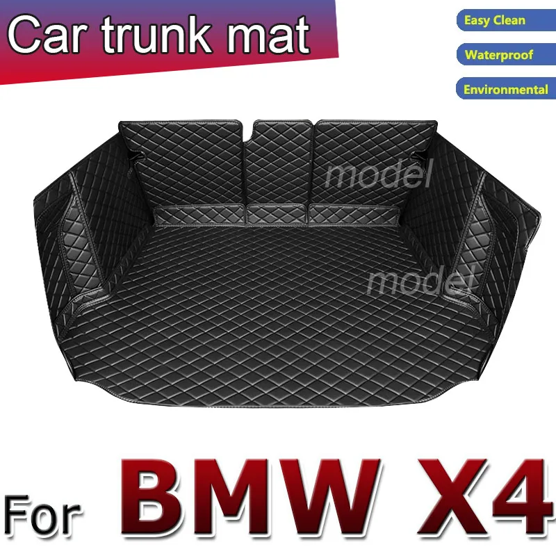 

Коврики для багажника автомобиля для BMW X4 G02 MK2 2019 ~ 2022, коврик, подкладка для багажника автомобиля, водонепроницаемый коврик для груза, коврик для заднего багажника автомобиля, аксессуары для автомобиля