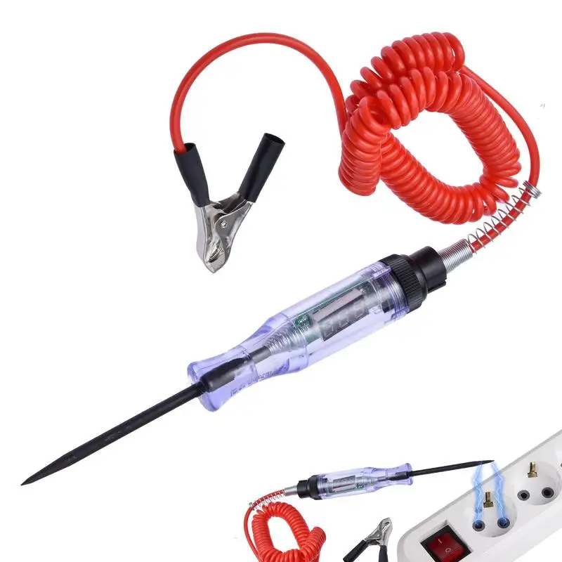 

High-Quality Auto 3-48 V DC Car Truck Voltage Circuit Tester Car Test Long Probe Pen Light Bulb Automobile