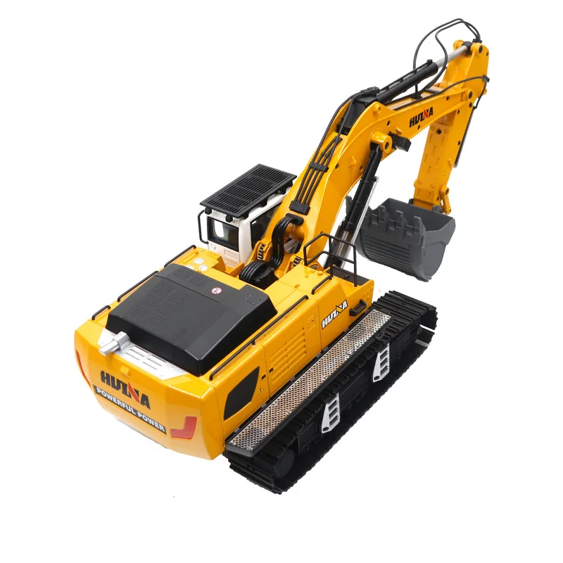 2023 New Huina No-1599 1/14 Rc Alloy Crawler Excavator 2.4ghz Radio Control Car 24 Channel Engineering Car Boy Toy Birthday Gift 4