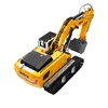 2023 New Huina No-1599 1/14 Rc Alloy Crawler Excavator 2.4ghz Radio Control Car 24 Channel Engineering Car Boy Toy Birthday Gift 4