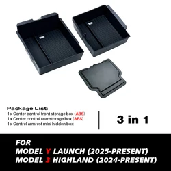 Innovative Console & Armrest Storage Box with Non - Slip Silicone Mat (3in1)