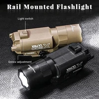 Многофункциональный X300U Scout Light Gun Light Lanterna, стробоскопический фонарик для винтовки, подходит для 20 мм рельса, страйкбольный подвесной фонарик для охоты — изображение 3