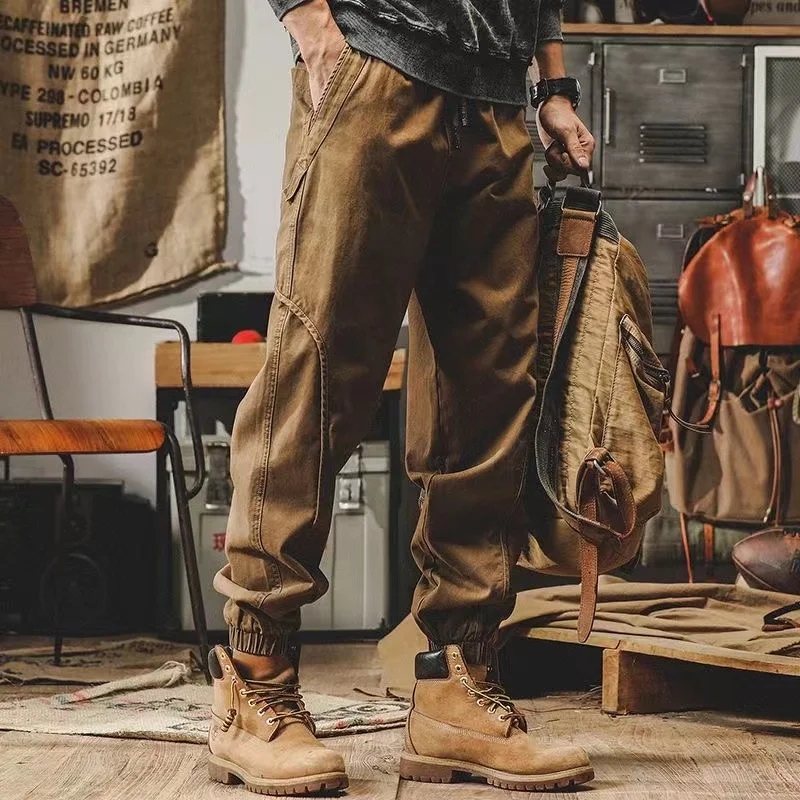 Men Military Tactical Pants High Quality Khaki Casual Joggers Camouflage Cargo Pants Multi-Pocket Fashions Black Army Trousers