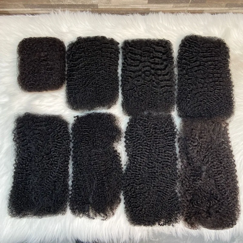 Premium 100% Human Hair Afro Kinky Bulk Human Hair Dirty Braid Hair Extensions Package 50g Used for Atural Braiding 2
