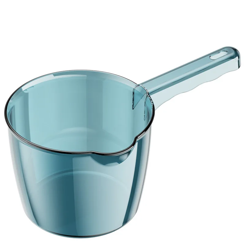 3pcs Light Luxury Water Scoop, Long Handle, Thick Large Water Scoop, Can Be Hung in the Bathroom, Children's Shower Scoop