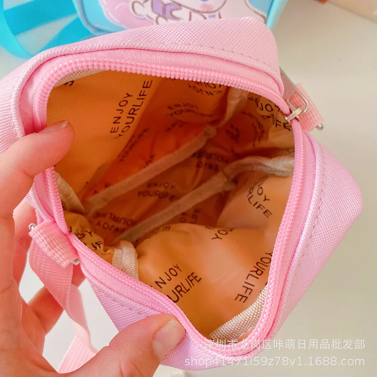 Cute Cinnamorolls Girls Single Shoulder Phone Bag Kuromis Go Out Change Earphone Money Storage Bag Crossbody Bags Kids Gifts