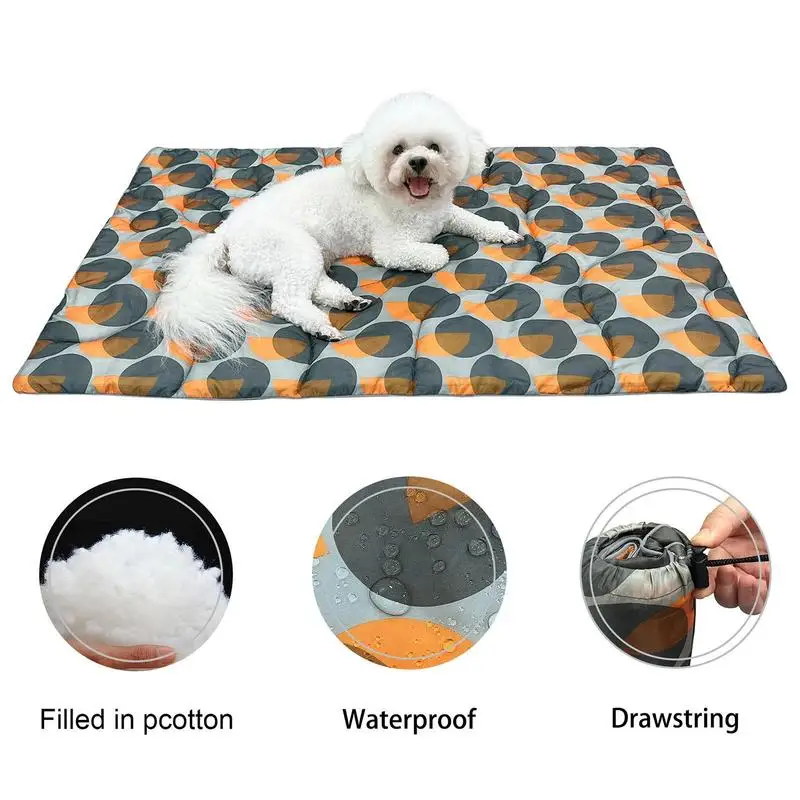 Waterproof Dog Mat Polyester Waterproof Floor Pet Mats Soft