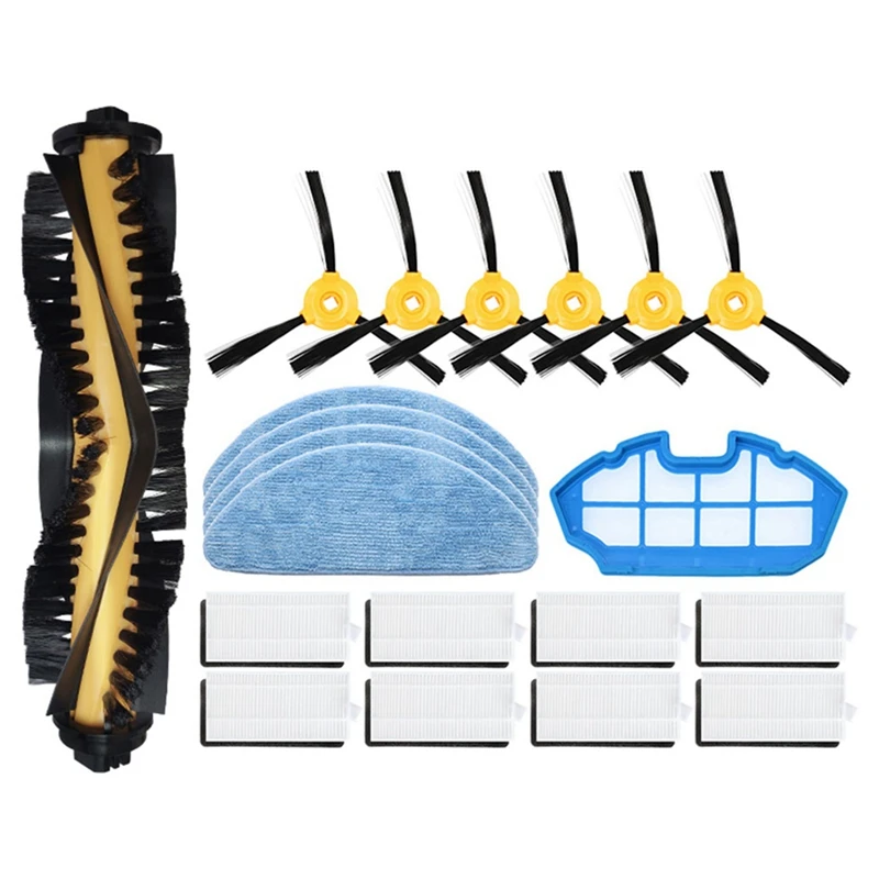 

Main Side Brush Hepa Filter Mop Cloths Rag Replacement Spare Parts For Ecovacs Debot N79 N79S N79C DN622 DN620 500