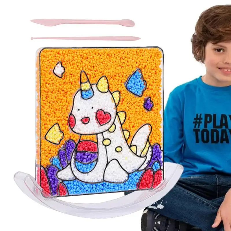 

Kids Painting Crafts Toy Mud Filling DIY Painting Drawing Toy Children Painting Craft Activities Kit Safe Educational For