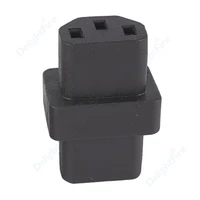 IEC Straight Cable Plug Connector C13 Female Plug Replacement Rewirable Power Connector 3 Pin AC Socket Outlet