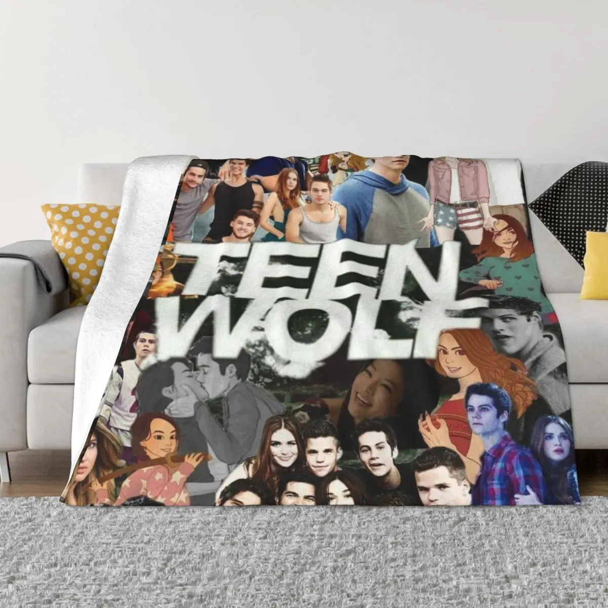 

Домашние зимние одеяла и пледы Teen Wolf 2858