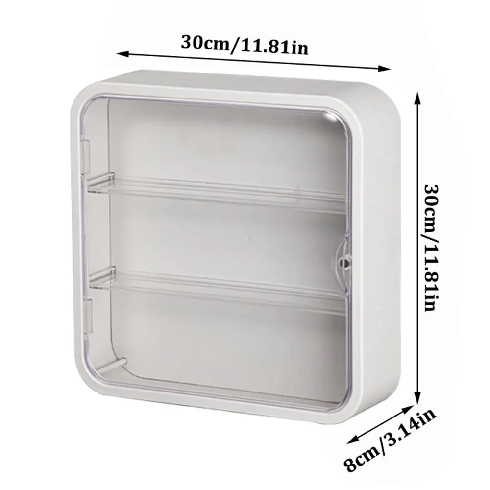 Doll Blind Box Storage Wall Mounted Magnetic Suction Figurine Display Cabinet Dustproof
