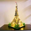 Knew Built Exquisite Paris Eiffel Tower Micro Mini Building Blocks Toys Set: LED Illuminated, Perfect Gift Illuminate Your World 3