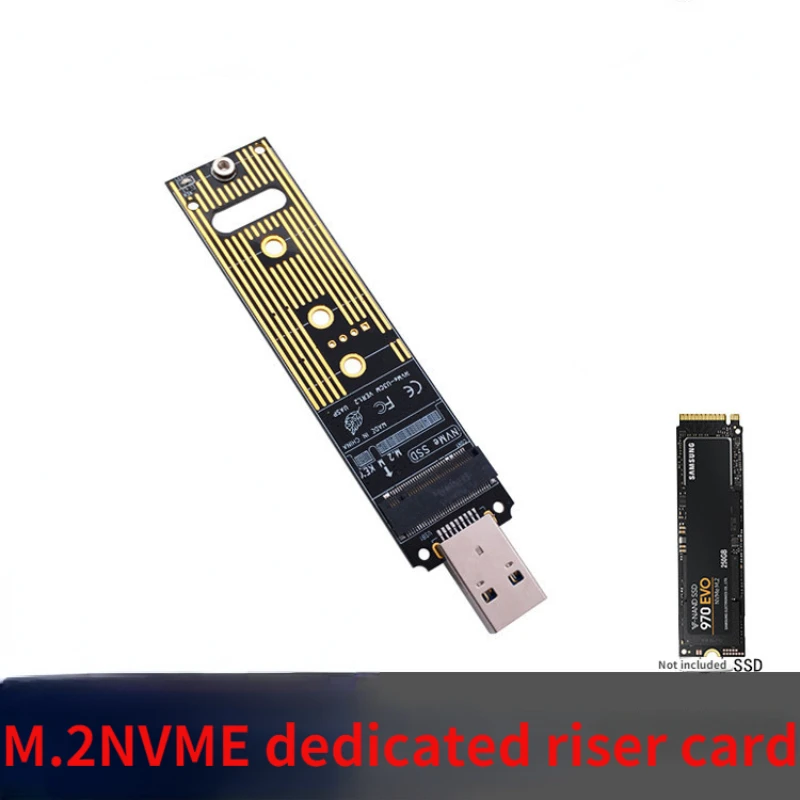 

Nvme Protocol To USB3.1 Type-A M.2 To Usb3.0 In-line Hard Disk Box JMS583 Adapter Card