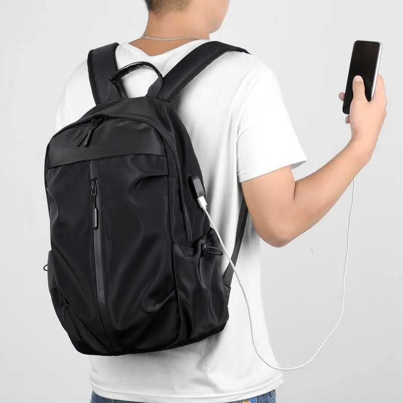 Backpack Large Capacity Business Laptop PU High School Colleage Outdoor Double Back Computer Bag Leisure Student Travel Schoolba