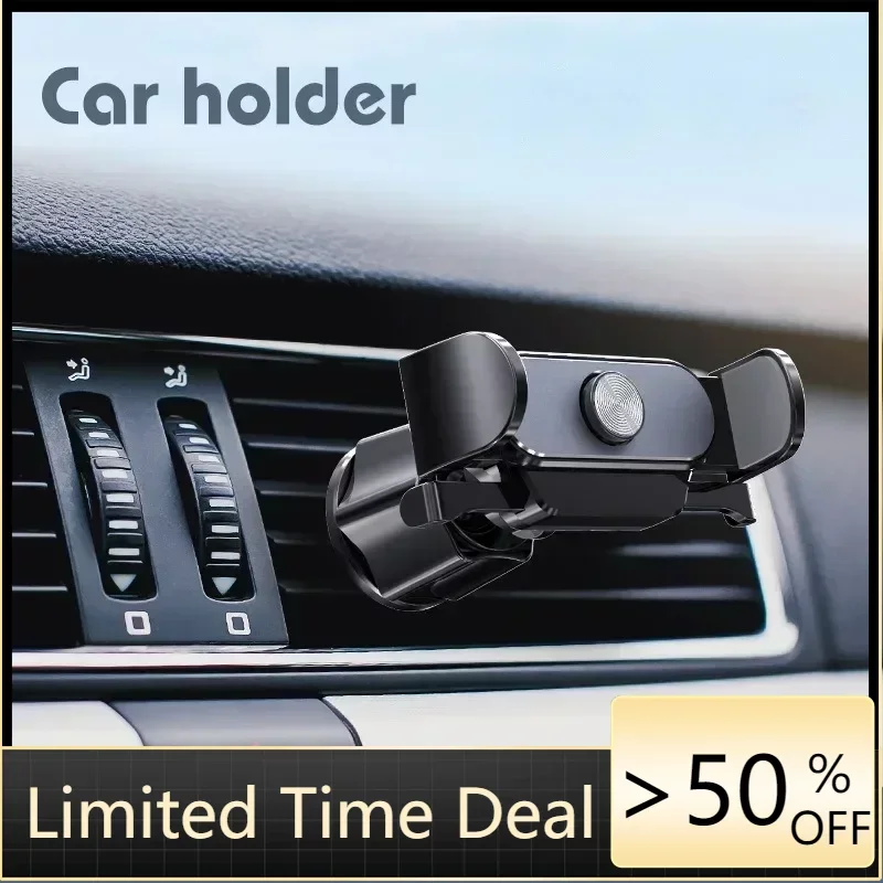 

Newest Car Cell Phone Holder Mount, One Touch Lock Mobile Phone Holder Clip for Car Air Vent fits iPhone 15 14 13, 4.7-7" Phones