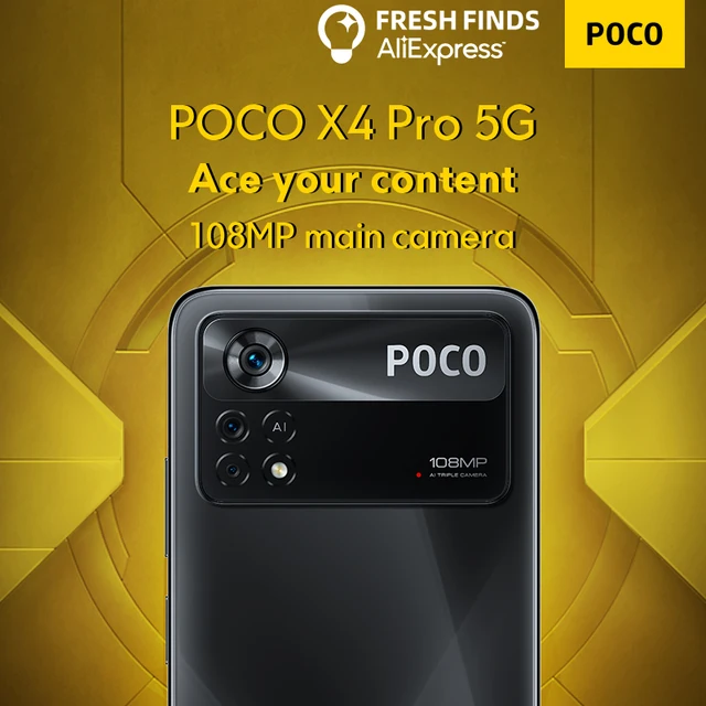 【World בכורה 】Globl גרסה POCO X4 פרו 5G NFC Smrtphone נייד טלפון 108MP מצלמה 120Hz AMOLED תצוגת 67W טורבו טעינה| |  -2