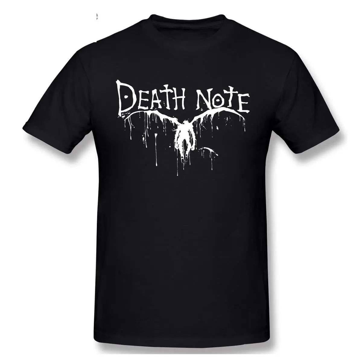 

2021 Fashion Graphic T-shirt Cartoon Anime DEATH NOTE Logo (2) Short Sleeve Casual Men O-neck 100% Cotton T shirt Top