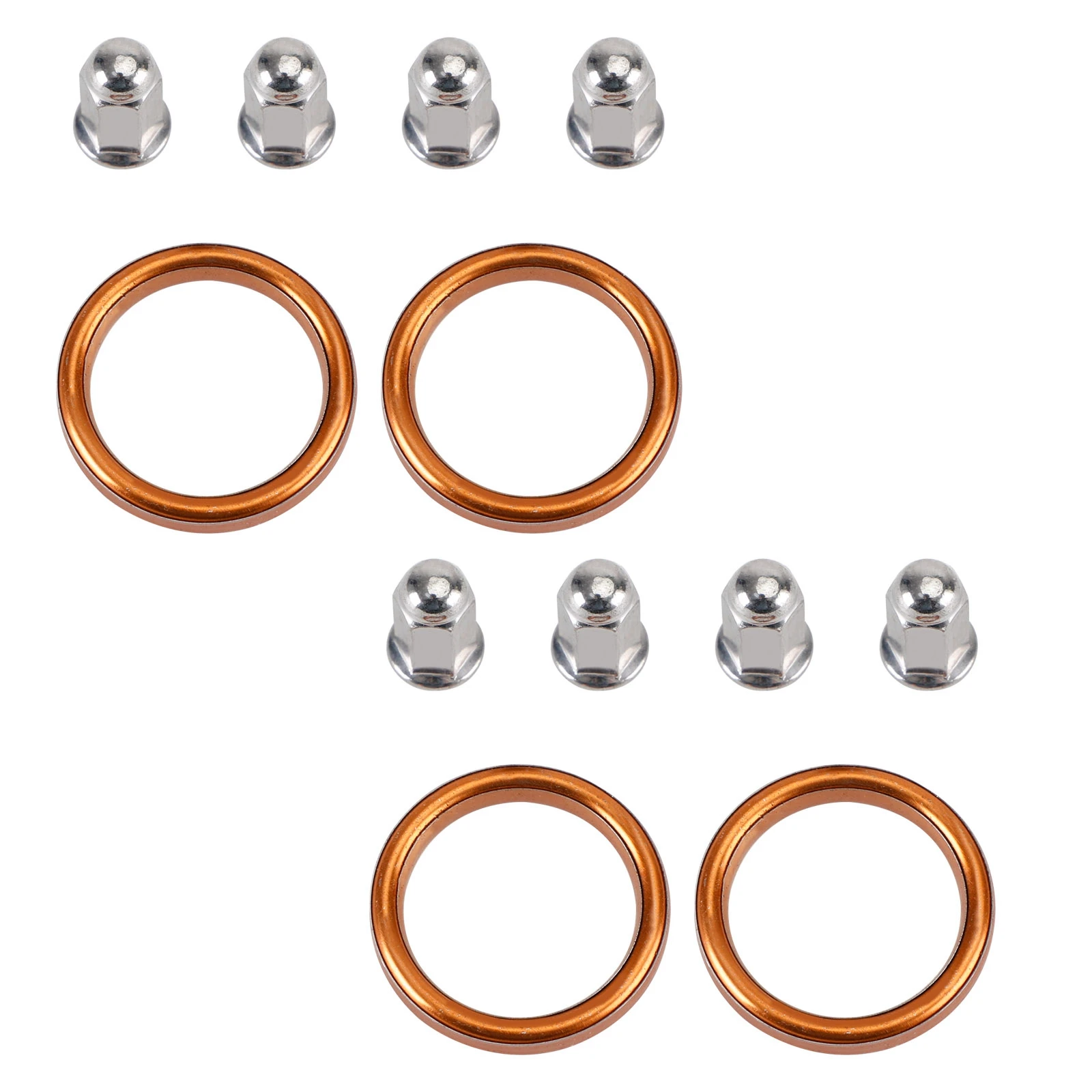 

Artudatech Exhaust Gaskets Nut Kit For HONDA VF VFR 500 700 750 Interceptor Magna VFR800