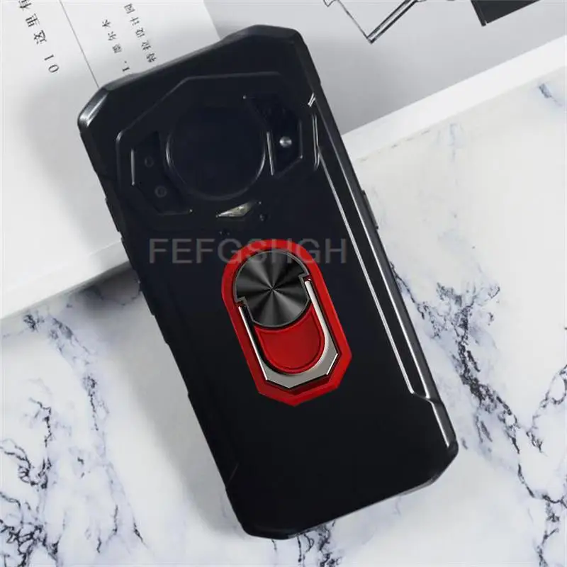For Doogee S98 Pro 6.3" Back Finger Ring Soft TPU Silicone Case For For Doogee S98 S98 Pro Phone Cover 2