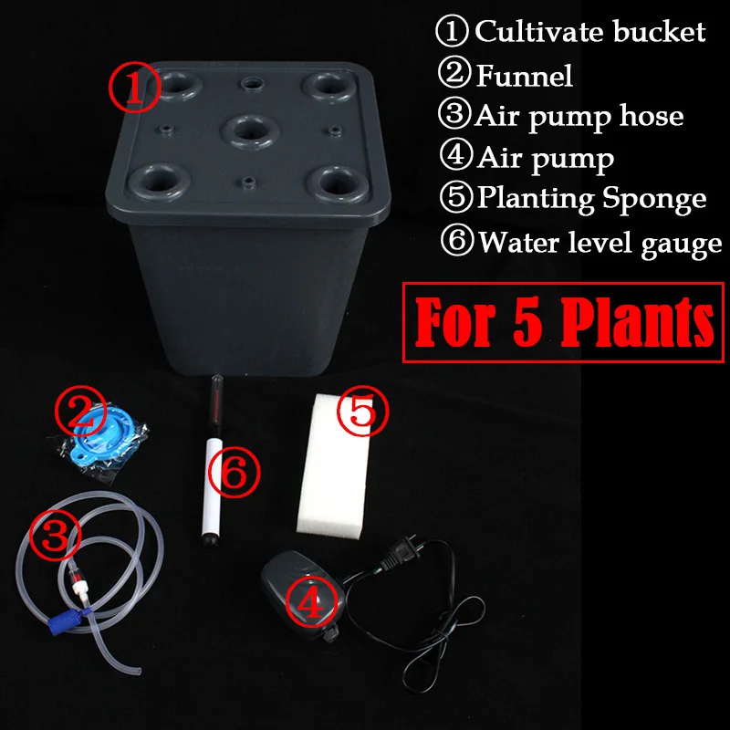 DIY Home Soilless Cultivation Equipment Balcony Vegetable Hydroponic Bucket Cucumber Tomato Plant Growth Hydroponic System hydroponic gardening kit hydroponic planting tools