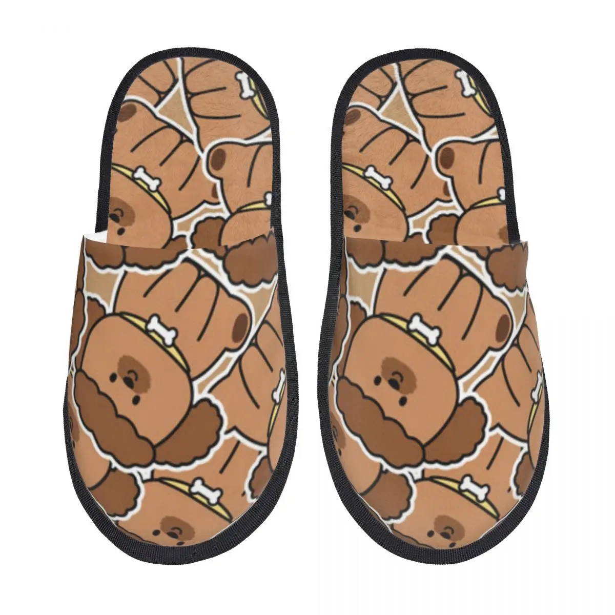 

Мягкие плюшевые тапочки, Симпатичные домашние меховые тапки для собаки