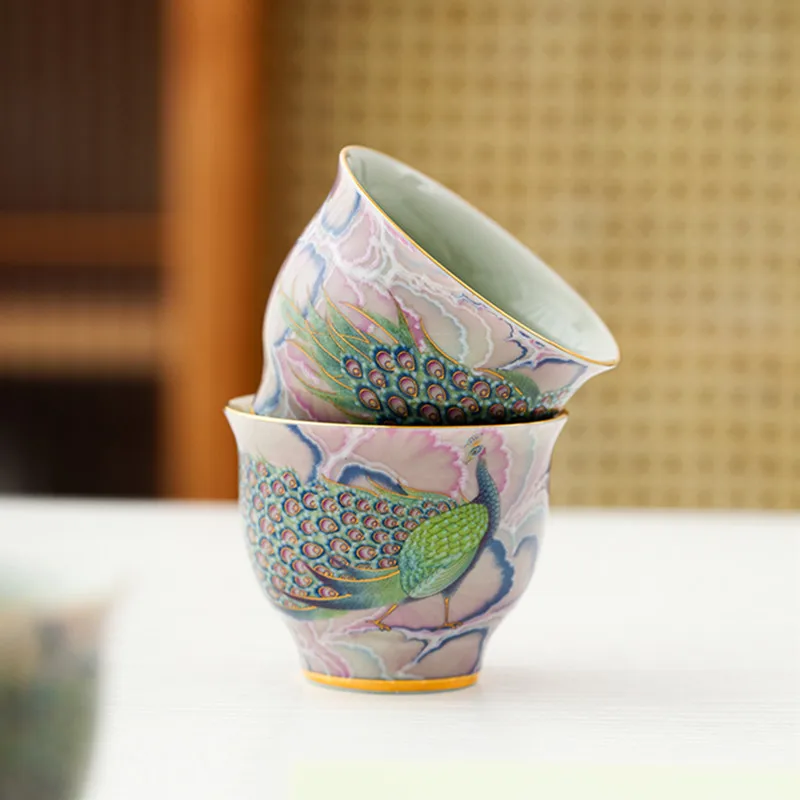 Exquisite Ceramic Tea Pot Ball Hole Filter Dragon Egg Teapot Home Beauty Tea Infuser High-end Ceramic Tea Set with Gift Box