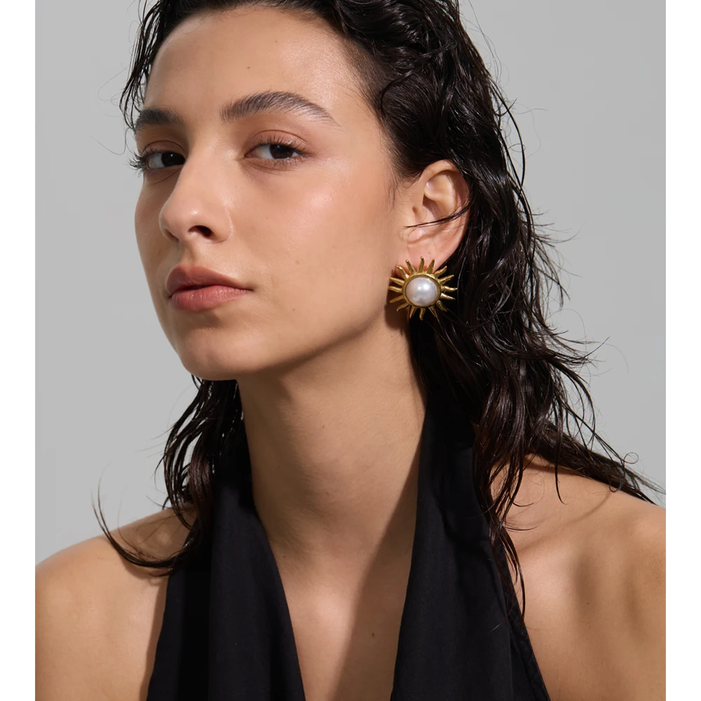 Yhpup Earrings Simulated Pearls