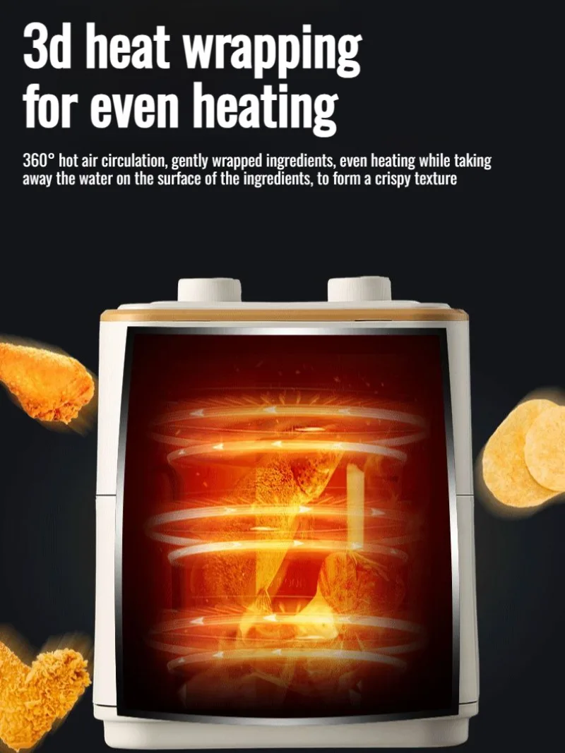 Air Fryer Home Smart Large Capacity Multifunctional Electric