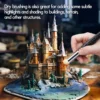 Miniature Paint Brushes with Dry Brush Set for Miniature Painting, 11Pcs Miniature Model Paint Brush Set Drybrush for Miniatures 6