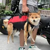 4455-45fea5.jpg Dog Going Out Bag Big Dog Motorcycle Pet Backpack Going Out Backpack Carrying Bag Strap Fixation Bag