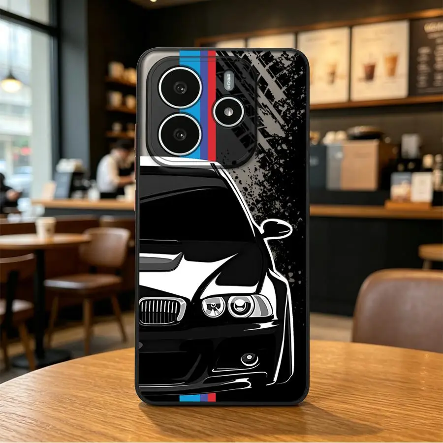 Sleek Sports Car M Logo Phone Cover Case