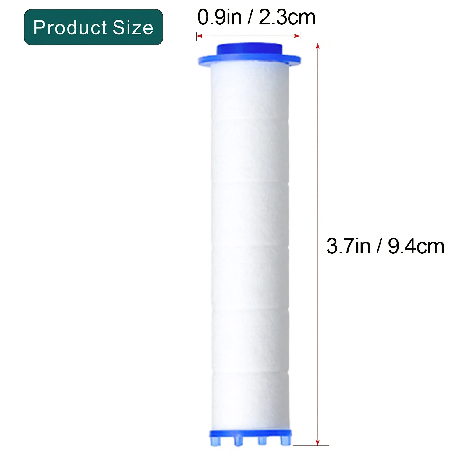 10-Piece Handheld Shower Filter Set, Hard Water Replacement Filters, Remove Chlorine & Harmful Substances, Shower Experience