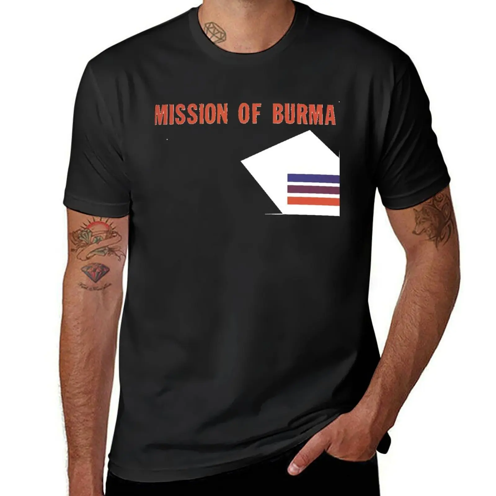 Mission of Burma T-Shirt korean fashion tops men clothings