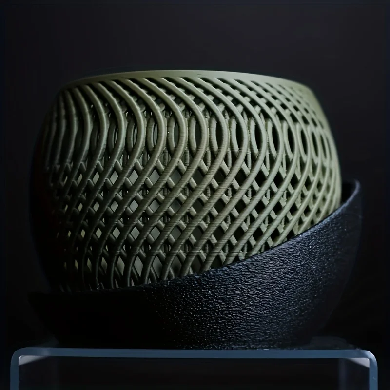 תוכנן אורכידיה - סגנון מודרני, טקסטורת אריגה עם מגש זרימת אוויר, אידיאלי לקישוט הבית הפנימי והחיצוני, מינימליסטי