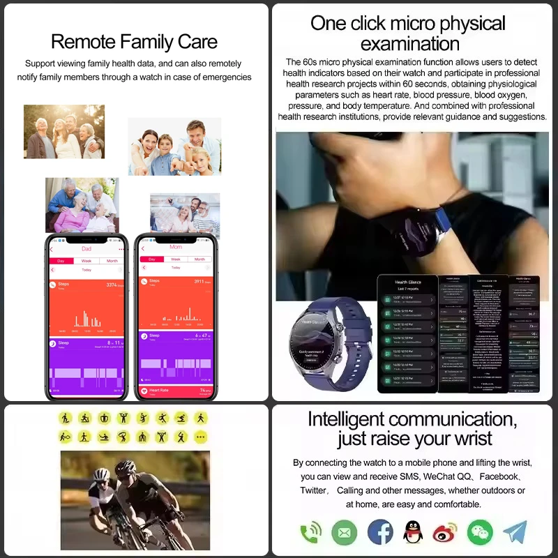 Smart Watch 2025 New CES Science Sleep Aid for Men