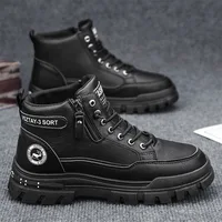 New Men's Sneakers Breathable Soft Bottom Comfortable Running Shoes High Lift Thick Bottom Casual Shoes Zapatos para hombres 2