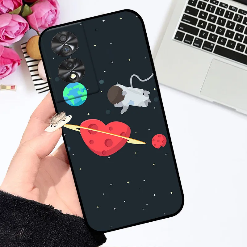 Floral Painted Soft Silicone TPU Phone Case