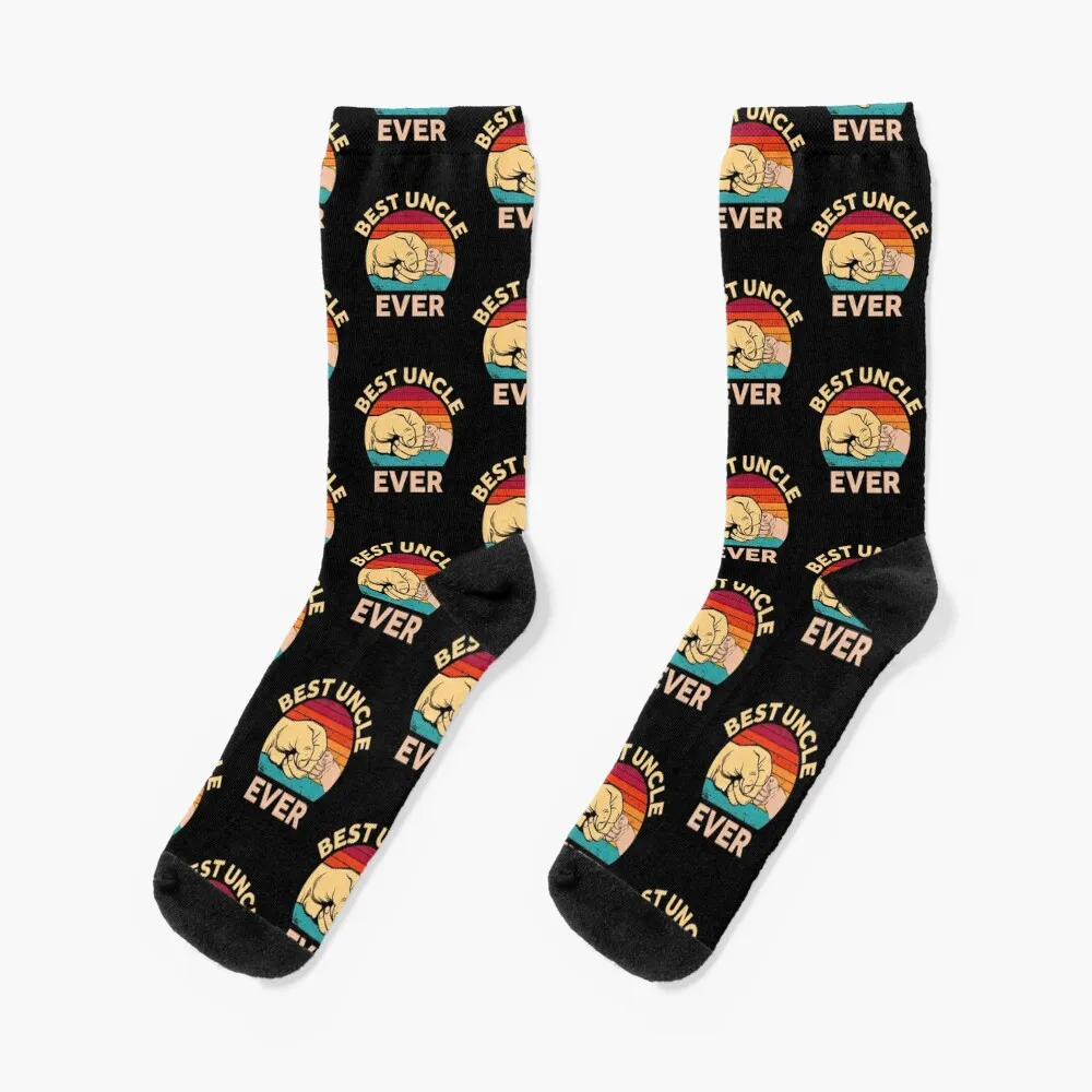 

Best Uncle Ever Socks Non-slip FASHION compression funny sock Designer Man Socks Women's