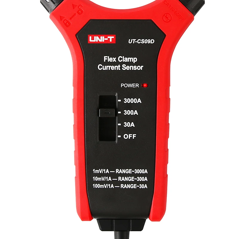 UNI-T UT-CS09D 3000A AC Current Flexible Clamp Meter Flex Clamp