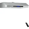 EKON 30 inches Under Cabinet Range Hood, 900 CFM Stainless Steel Kitchen Chimney Vent, 4 Speed Touch Screen Control 1