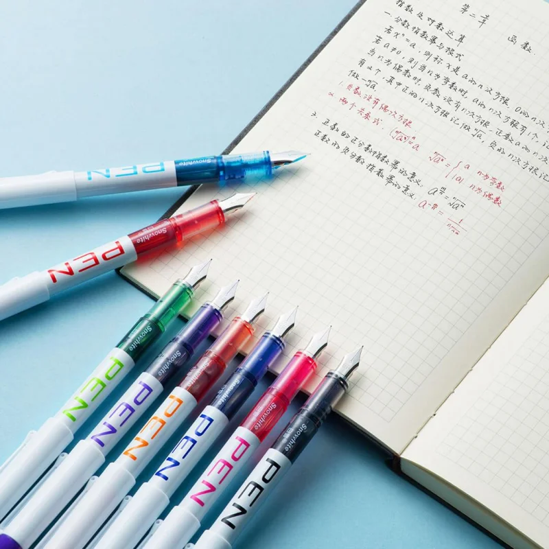 Quick-Dry Smooth Fountain Pens for Drawing and Writing, Ideal for Office and School Supplies