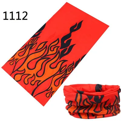 Fire  Seamless Headscarf  Bicycle Motorcycle Riding Turban Novelty Bandanas Magic Headband Veil Multi Scarf Scarves male scarf