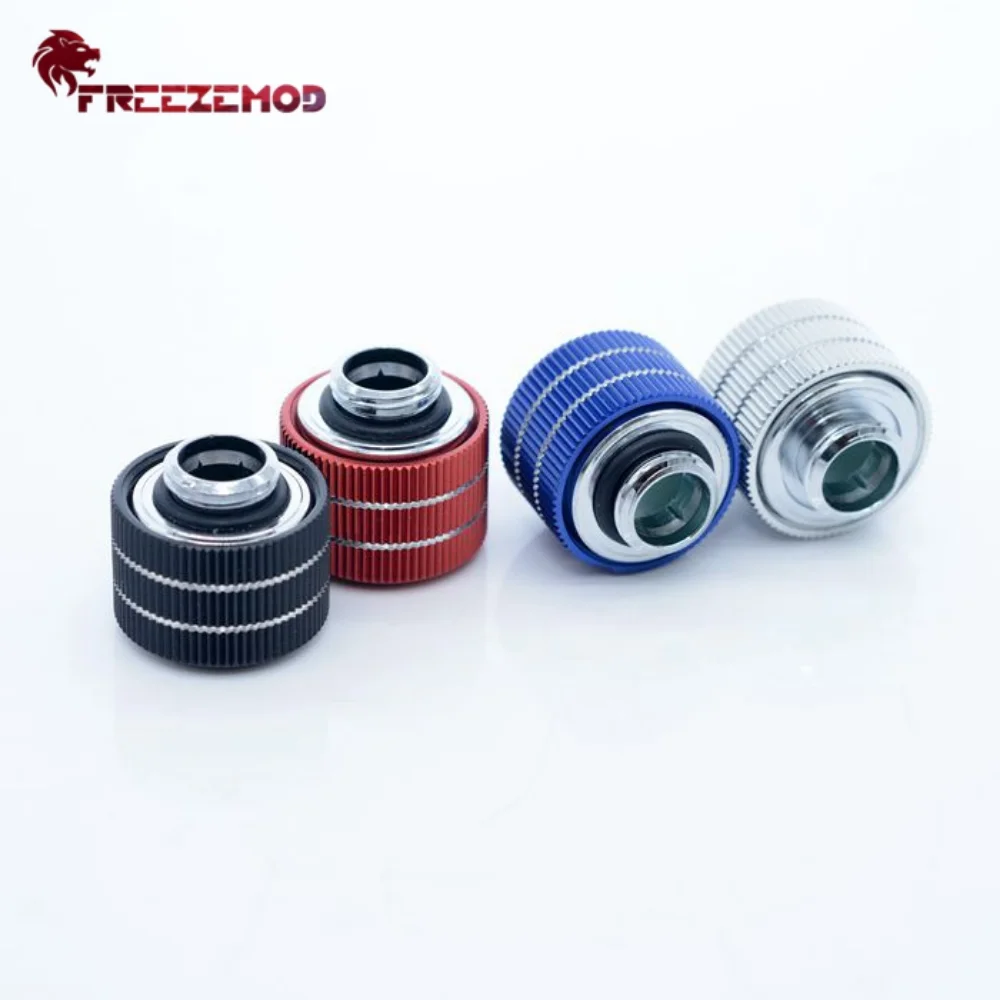 4Pcs FREEZEMOD OD12/14/16mm Water-cooled Hard Tube Fitting Torque Anti Off Adapter Hand Compression Pipe G1/4 Connection MOD