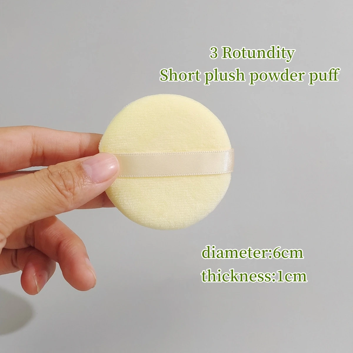 Crystal Soft Soy Milk Loose Powder Puff Super Soft Plush Setting Powder Puff Flocking Powder Puff 6